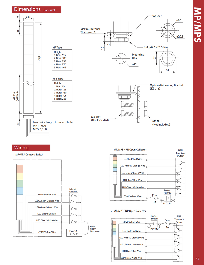 SIGNALFX-PATLITE-MP-MPS-MPS-P-MPS-A-LED-SIGNAL-TOWER-LIGHT-MACHINE-LIGHTS